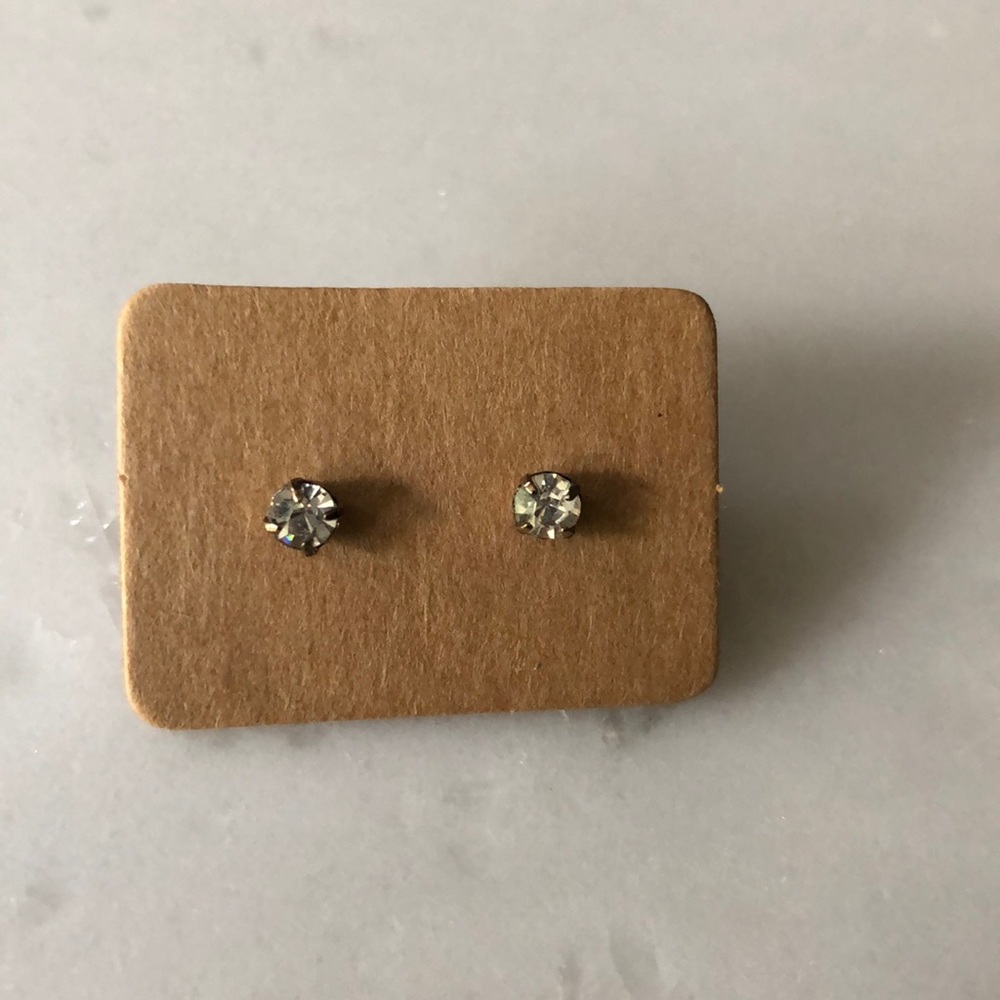 Faux Diamond Earrings